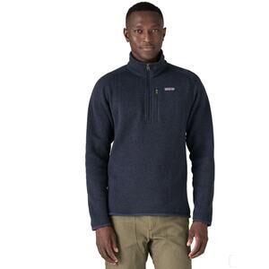 Patagonia Better Sweater 1/4 Zip Fleece Mens XL Blue Pullover Jacket Outdoor